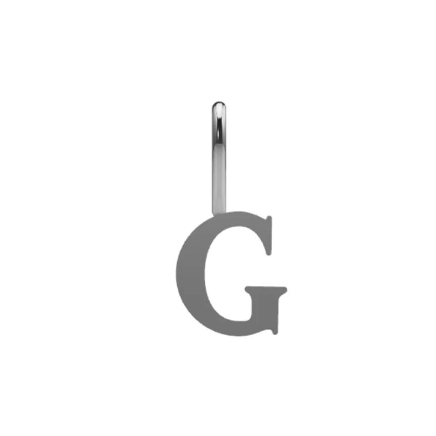Serif Initial Pendant - Image 39
