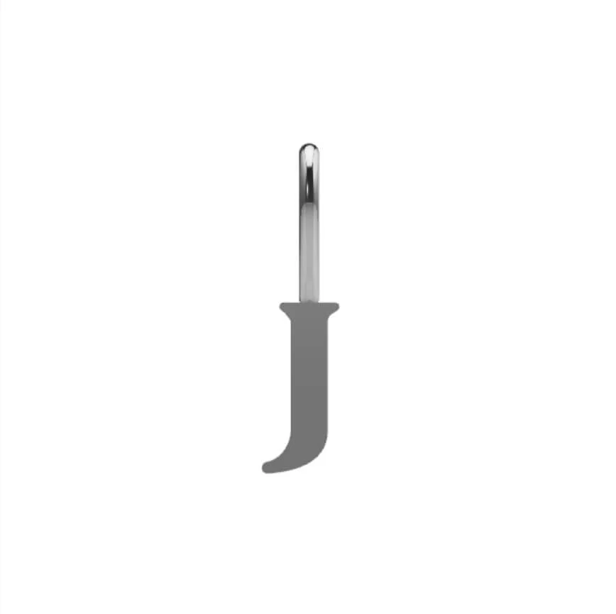 Serif Initial Pendant - Image 42