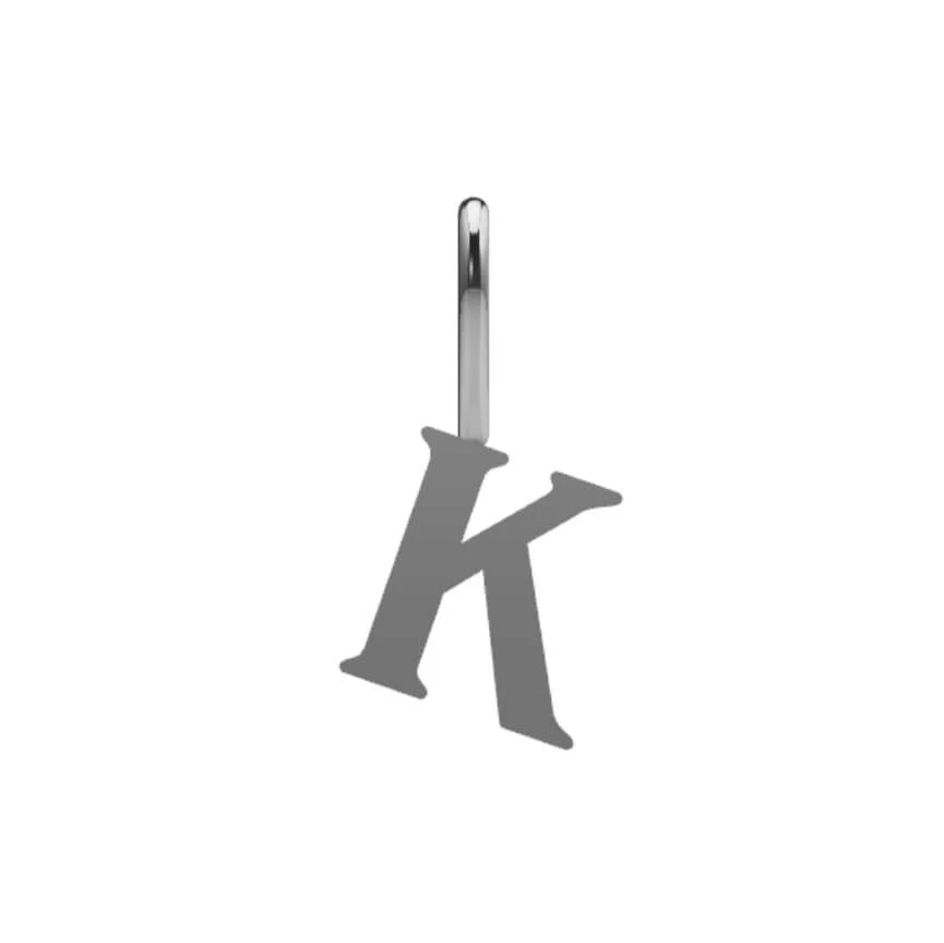 Serif Initial Pendant - Image 43