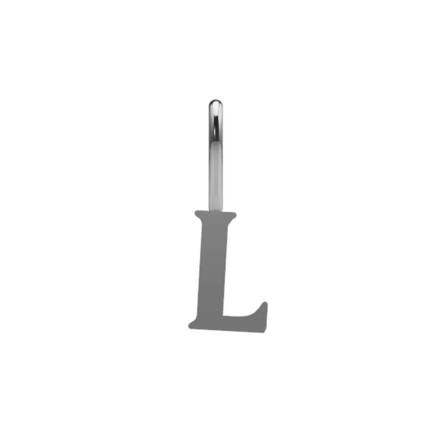 Serif Initial Pendant - Image 44