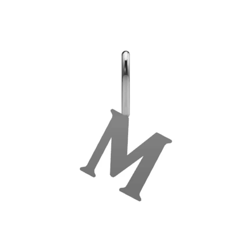 Serif Initial Pendant - Image 45