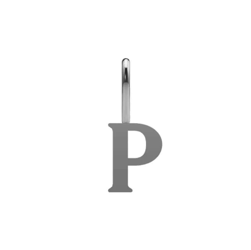 Serif Initial Pendant - Image 48