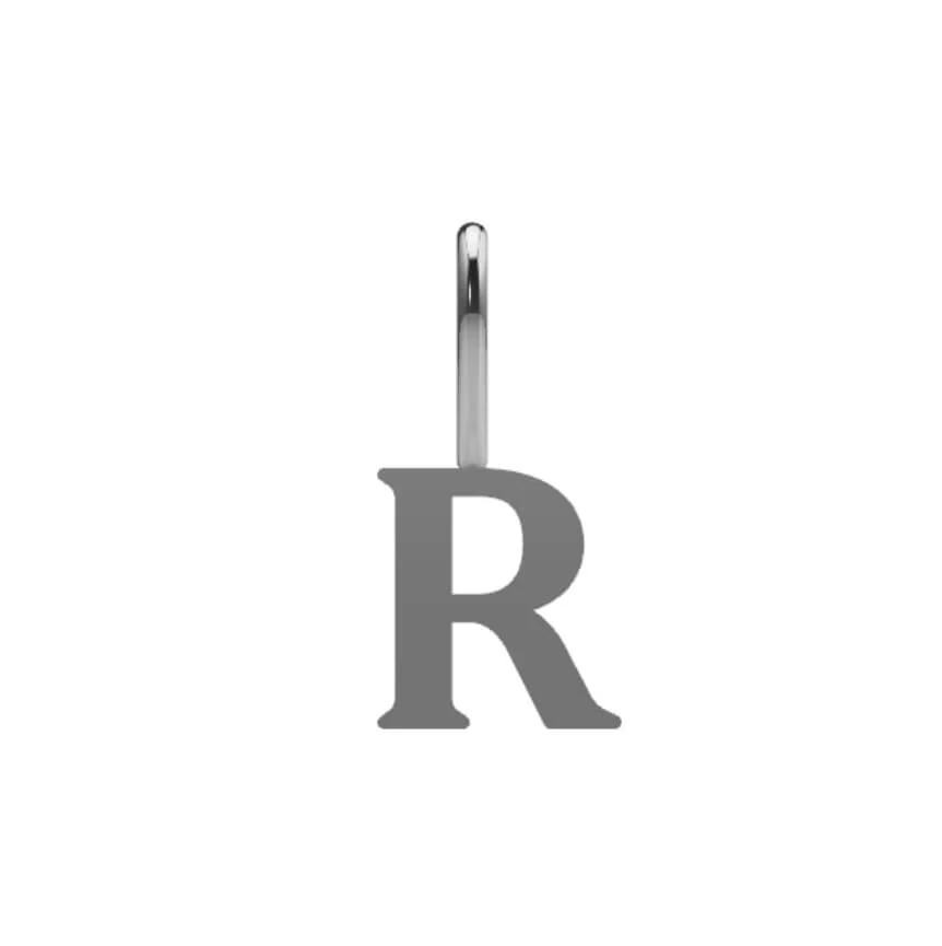 Serif Initial Pendant - Image 50