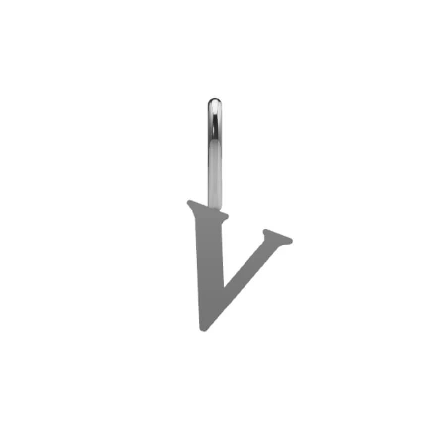 Serif Initial Pendant - Image 54