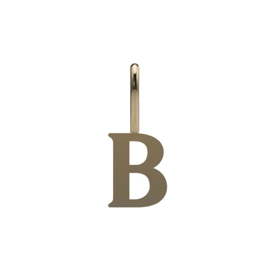 Serif Initial Pendant - Image 8