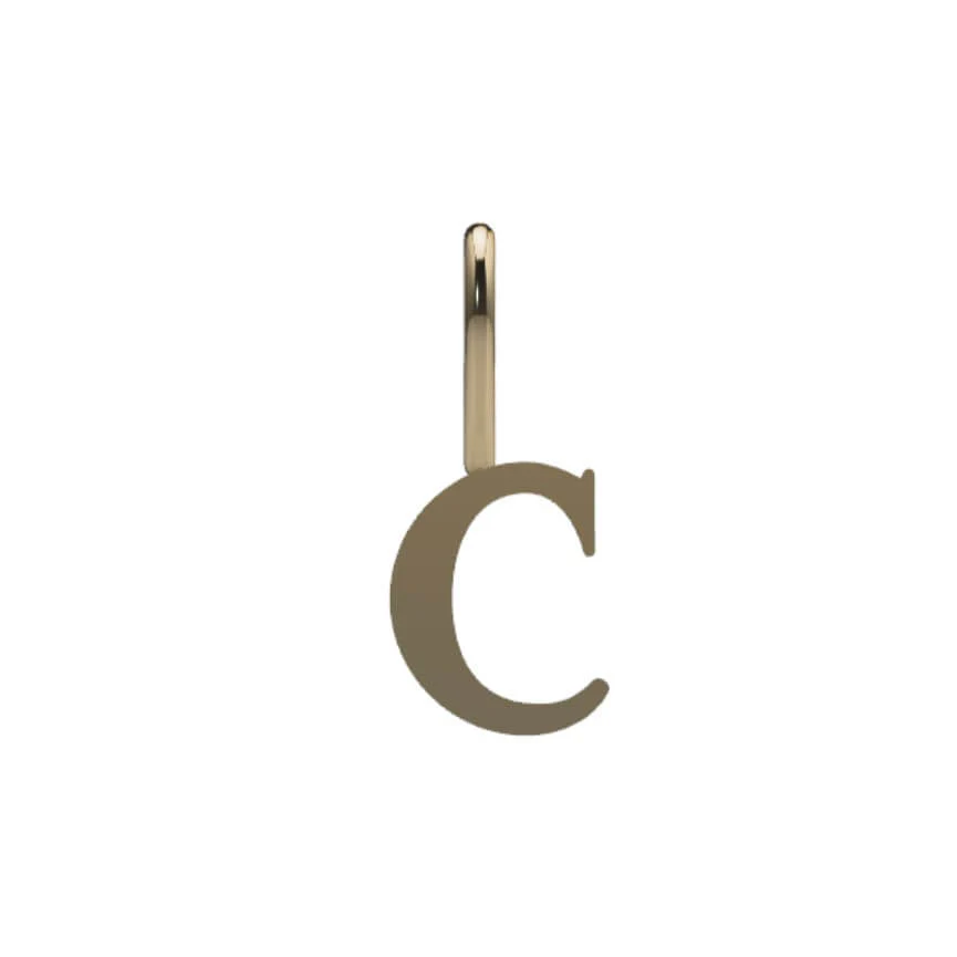 Serif Initial Pendant - Image 9
