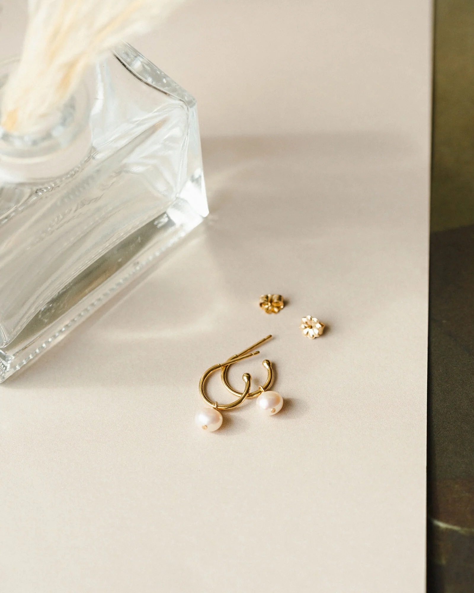 Sia Pearl Huggie Hoops - Image 4