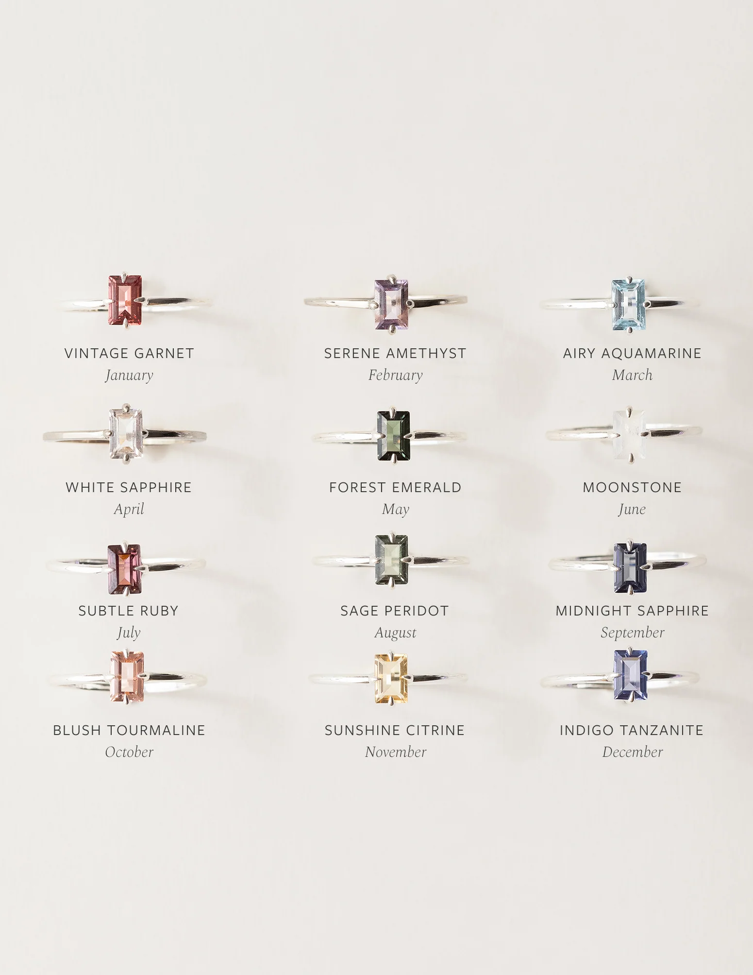 Silver Grand Baguette Ring - Image 5