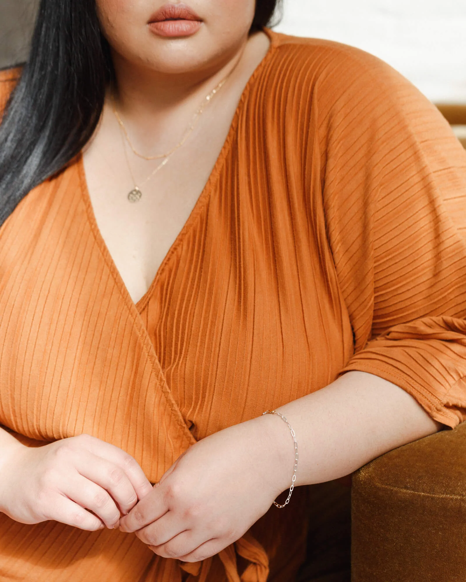 Small Paperclip Chain Bracelet - Image 5