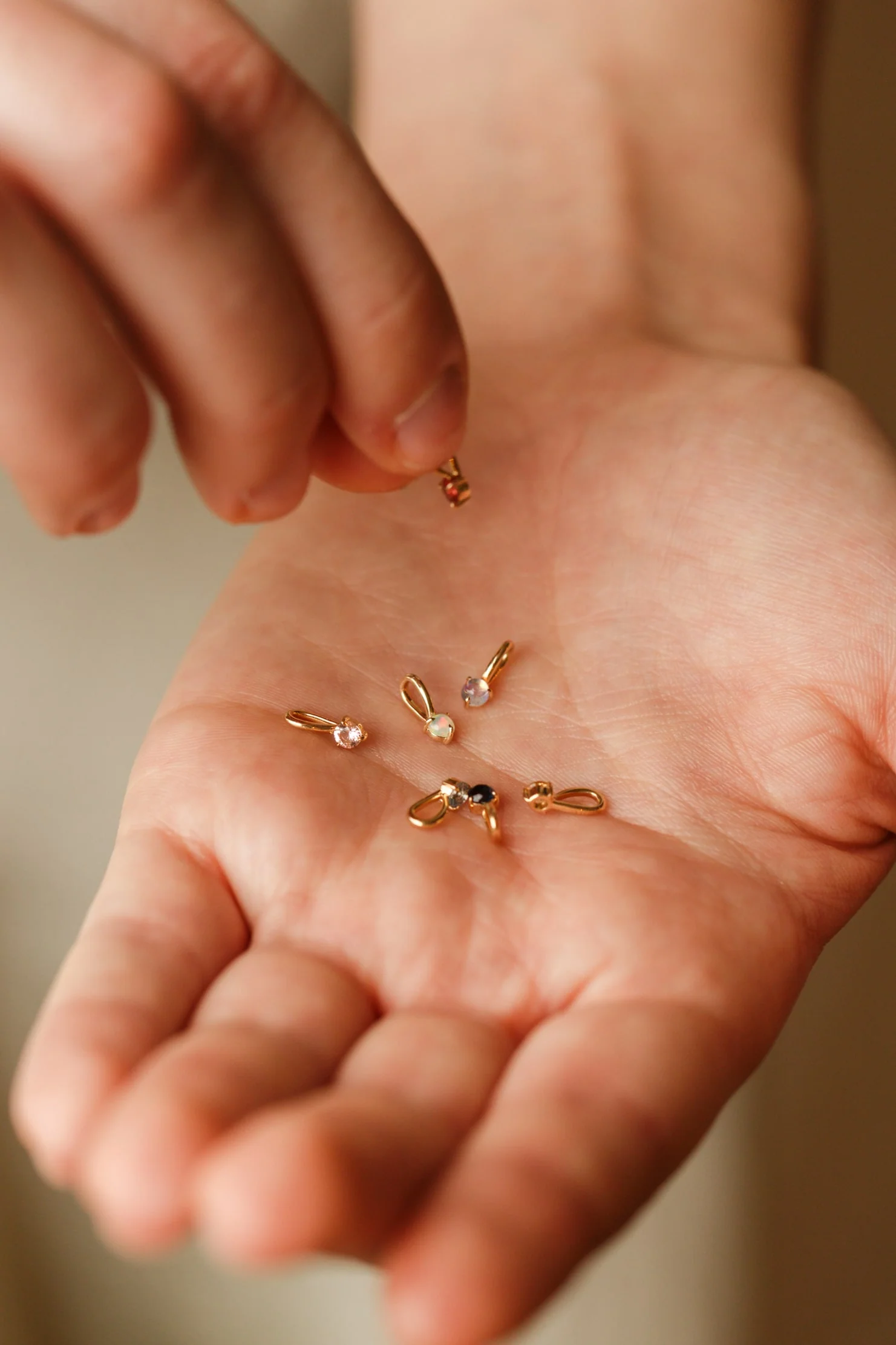 Solid Gold Kindred Birthstone Necklace - Image 3