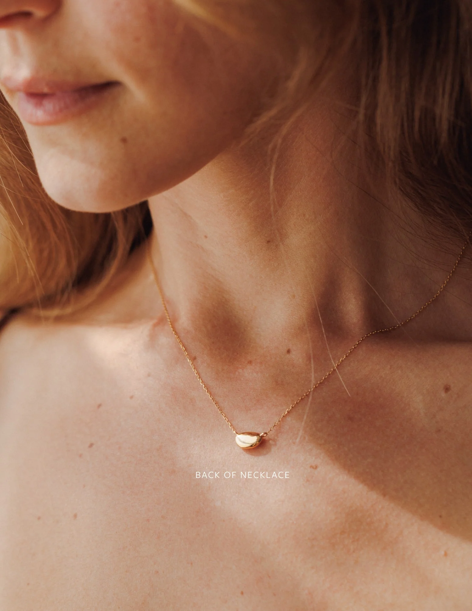 Solid Gold Lagoon Gem Necklace - Image 6