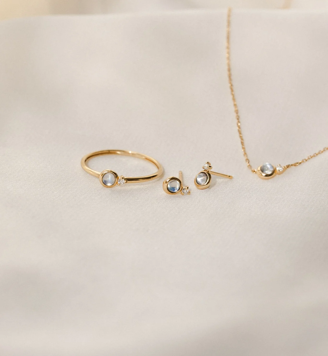 Solid Gold Moonstruck Ring - Image 3