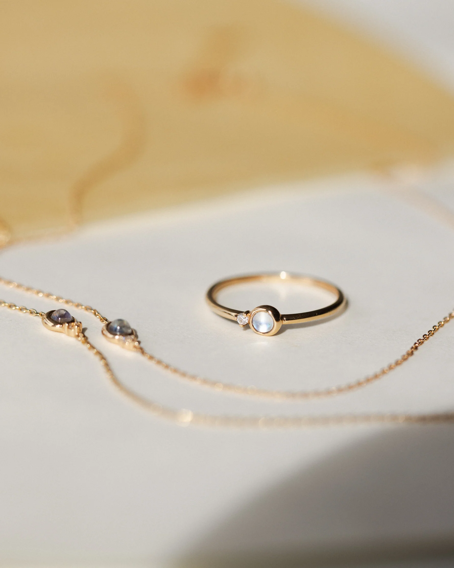 Solid Gold Moonstruck Ring - Image 5