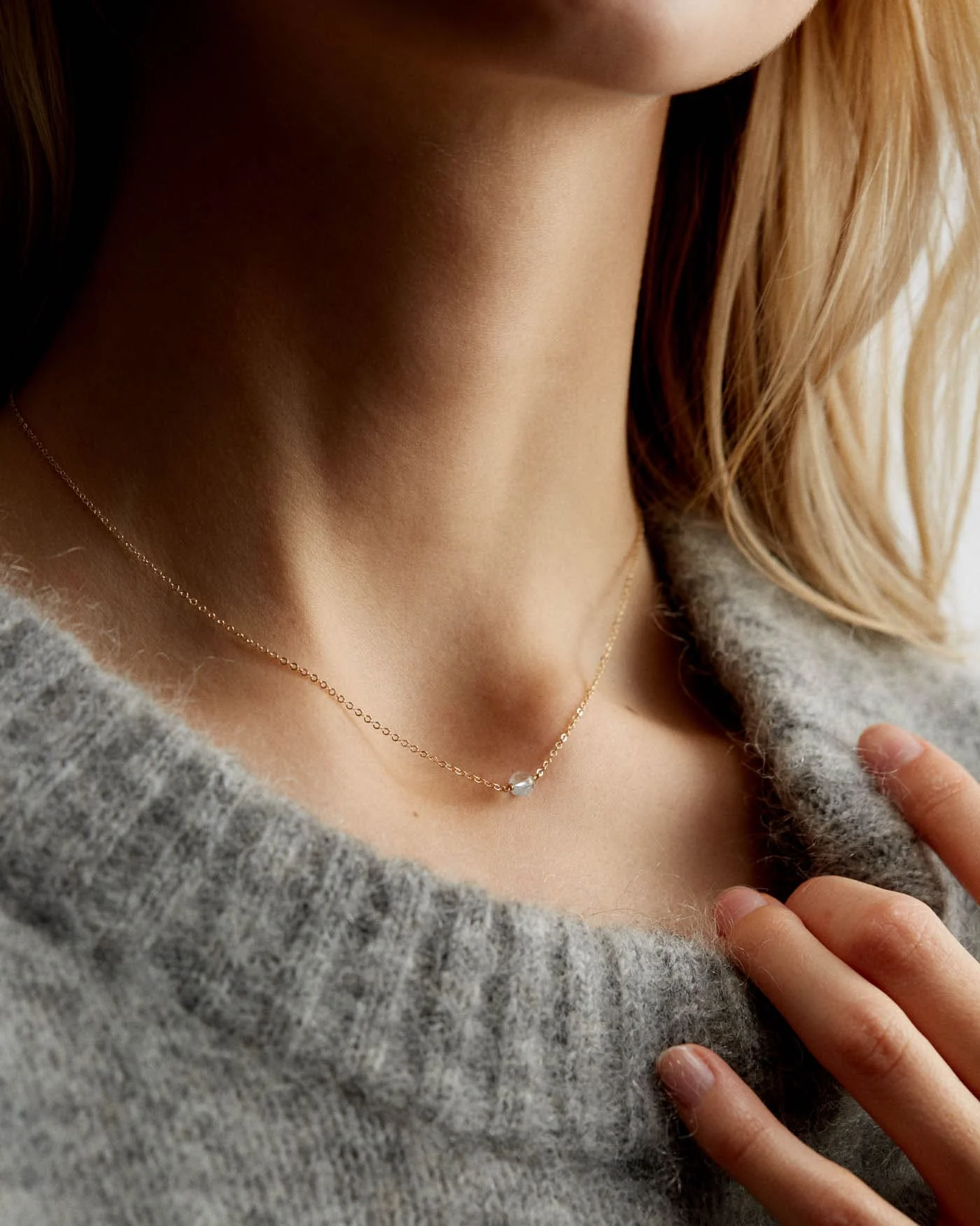 Solo Gemstone Necklace - Image 8