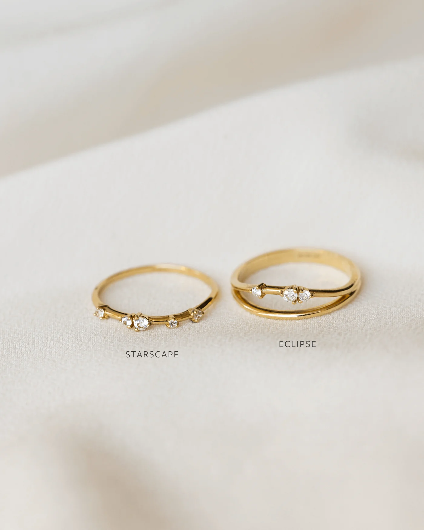 Starscape White Sapphire Ring - Image 5