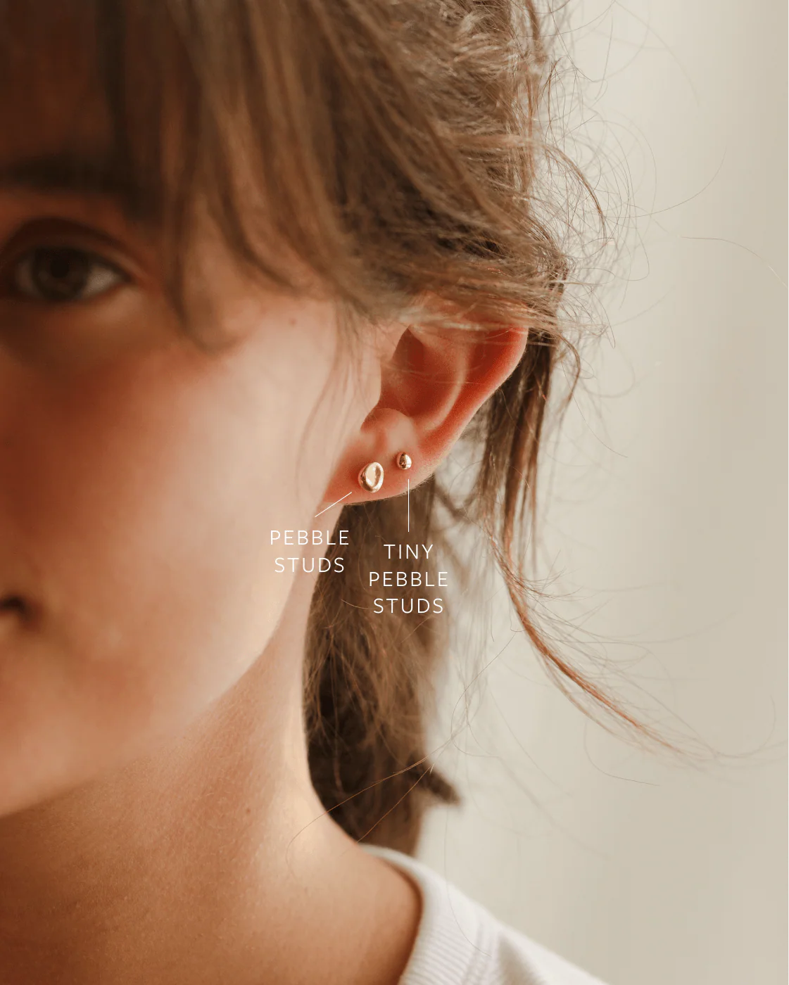 Tiny Pebble Studs - Image 8