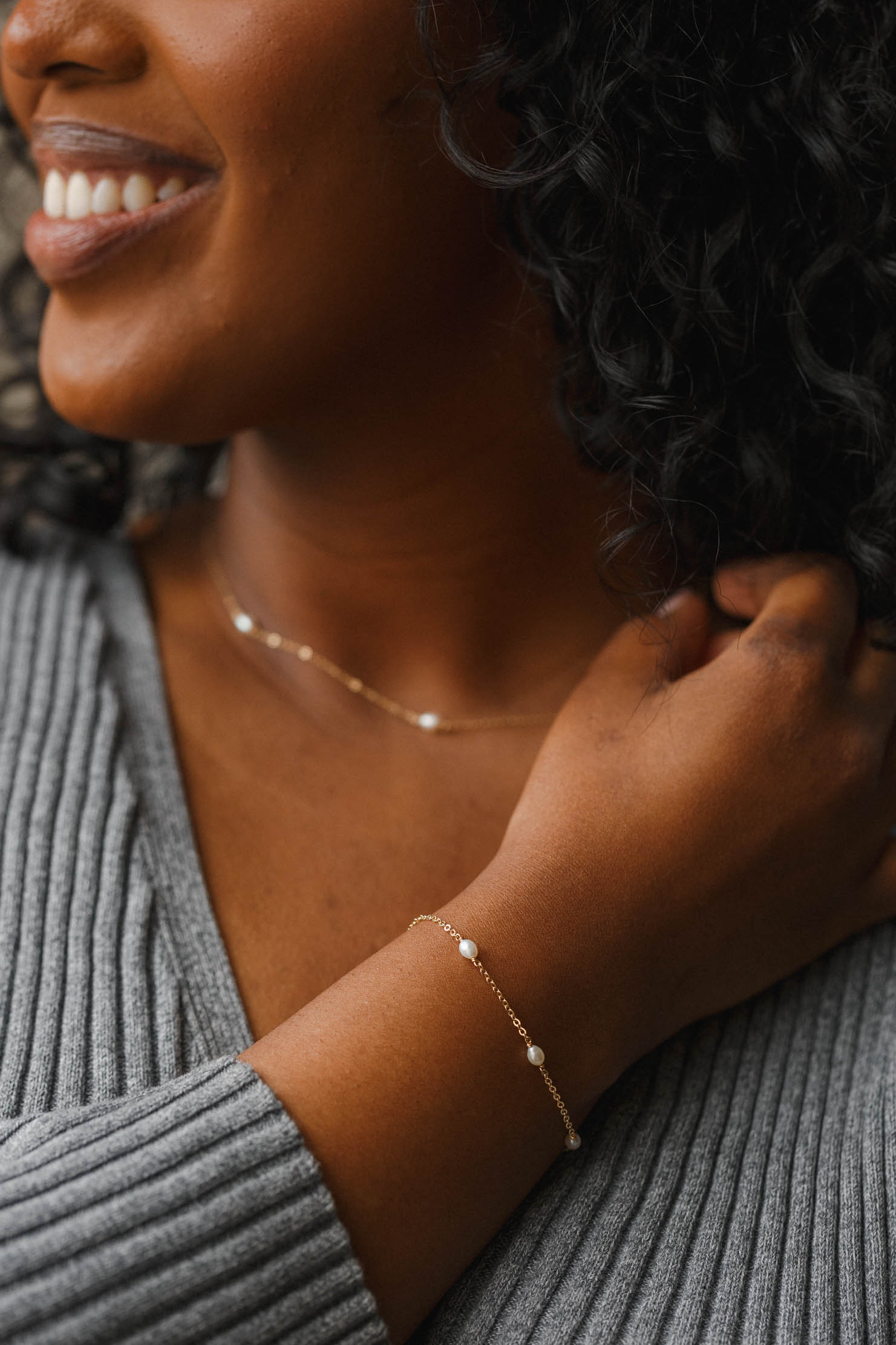 Trinity Pearl Bracelet - Image 7